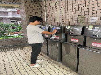 廠商採取飲水機水質進行水質檢測-4